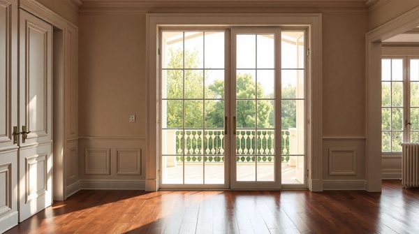Les portes vitrées : l'élégance qui maximise la lumière
